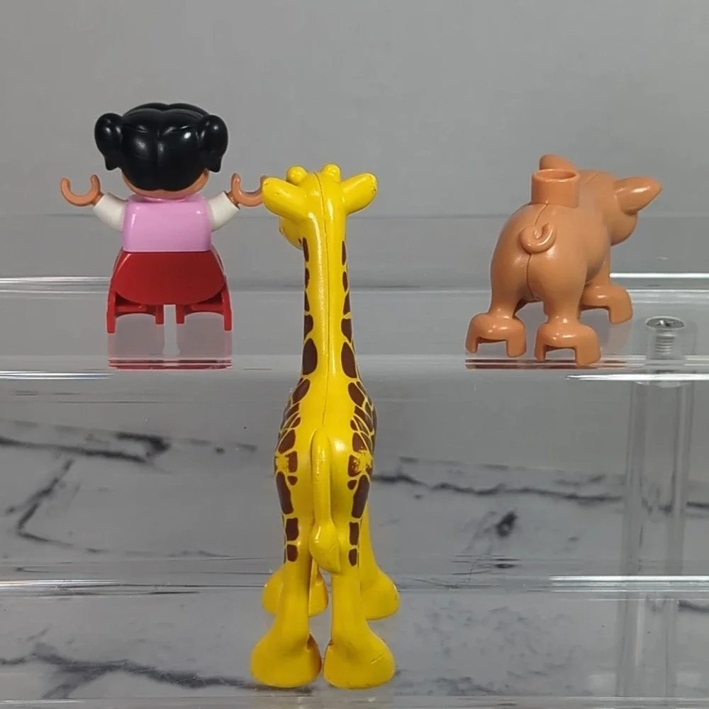 Lego Duplo Mini Figures Lot Of 3 Pig Giraffe Little Girl Kid Animals‎